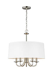 Generation Lighting 3320205-962 Seville Five Light Chandelier, Brushed Nickel Alternate Image.jpg