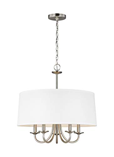 Generation Lighting 3320205-962 Seville Five Light Chandelier, Brushed Nickel Alternate Image.jpg