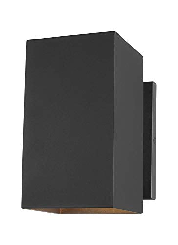 Visual Comfort Studio 8731701EN3-12 Pohl One Light Outdoor Wall Lantern, Black Alternate Image.jpg