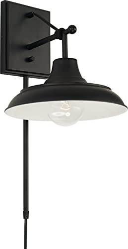 Capital Lighting 642111MB Jones One Light Wall Sconce, Matte Black Alternate Image 4.jpg