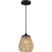 Quoizel RMI1509EK Romain One Light Mini Pendant, Earth Black Alternate Image.jpg
