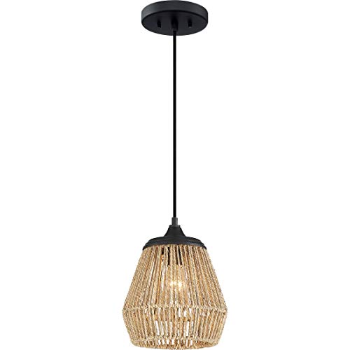 Quoizel RMI1509EK Romain One Light Mini Pendant, Earth Black Alternate Image.jpg