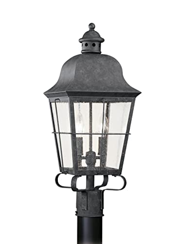 Generation Lighting 8262EN-46 Chatham Two Light Outdoor Post Lantern, Oxidized Bronze Alternate Image.jpg