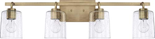 Capital Lighting 128541AD-449 Greyson Four Light Vanity, Aged Brass Alternate Image.jpg