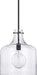 Capital Lighting 325712MB Crawford One Light Pendant, Matte Black Alternate Image.jpg