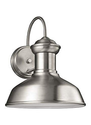 Generation Lighting 8547701-04/T Fredricksburg One Light Outdoor Wall Lantern, Satin Aluminum Alternate Image.jpg