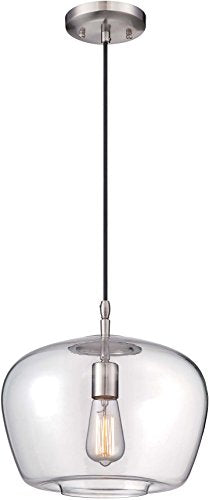 Minka-Lavery 2260-84 One Light Mini Pendant, Brushed Nickel Alternate Image 2.jpg