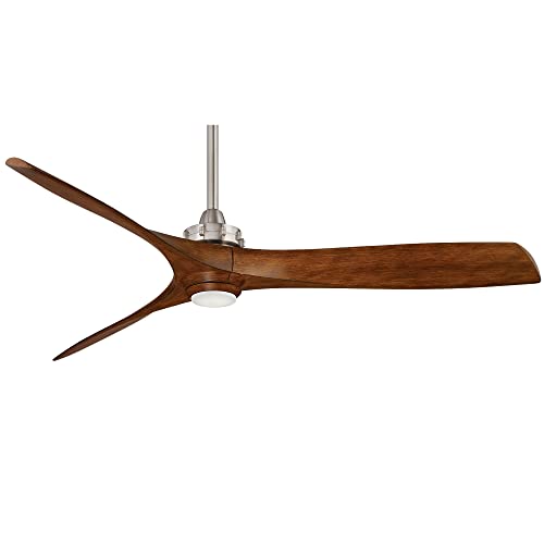 Minka-Aire F853L-BN/MM Aviation - LED 60 Inch Ceiling Fan, Brushed Nickel / Medium Maple Finish Alternate Image.jpg