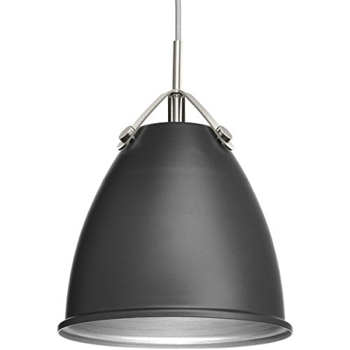 Progress P500051-143 Tre Collection One-Light Graphite Graphite Metal Shade Coastal Pendant Light Alternate Image.jpg
