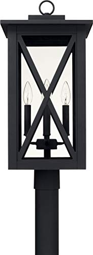 Capital Lighting 926643BK Avondale Four Light Outdoor Post Lantern, Black Alternate Image.jpg