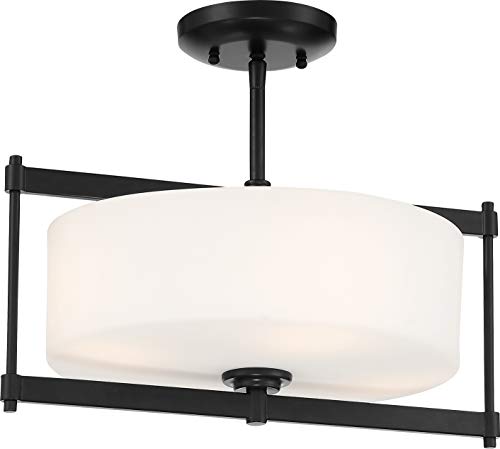 Minka-Lavery 3843-66A First Avenue Four Light Semi Flush Mount, Coal Alternate Image.jpg