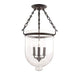 Hudson Valley 253-OB-C1 Hampton Three Light Semi Flush Mount, Old Bronze Alternate Image.jpg