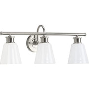 Progress P300316-009 Ashford Collection Three-Light Brushed Nickel and Opal Glass Farmhouse Style Bath Vanity Wall Light Alternate Image.jpg