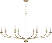 Capital Lighting 449981MA Dolan Eight Light Chandelier, Matte Brass Alternate Image 4.jpg