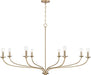 Capital Lighting 449981MA Dolan Eight Light Chandelier, Matte Brass Alternate Image 4.jpg