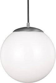 Visual Comfort Studio 6022EN3-04 Leo - Hanging Globe One Light Pendant, Satin Aluminum Alternate Image.jpg