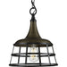 Progress P500236-161 Bastille Collection One-Light Aged Brass Coastal Pendant Light Alternate Image.jpg