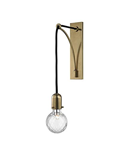 Hudson Valley 1101-AGB Marlow One Light Wall Sconce, Aged Brass Alternate Image.jpg