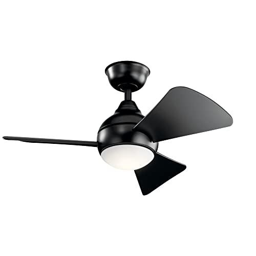 Kichler 330150SBK Sola 34" Ceiling Fan, Satin Black Alternate Image 4.jpg