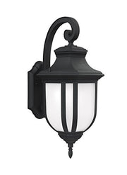 Generation Lighting 8736301EN3-12 Childress One Light Outdoor Wall Lantern, Black Alternate Image.jpg