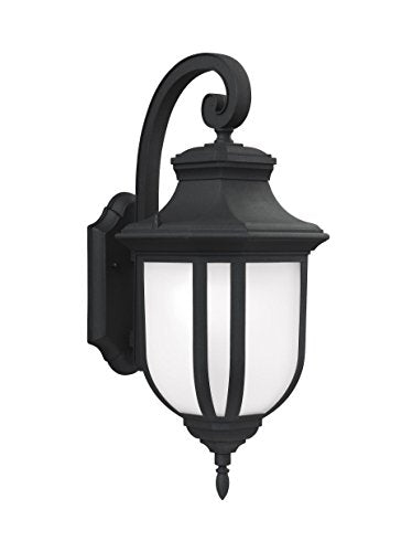 Generation Lighting 8736301EN3-12 Childress One Light Outdoor Wall Lantern, Black Alternate Image.jpg