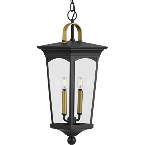 Progress P550067-031 Chatsworth Collection Black Two-Light Hanging Lantern Alternate Image.jpg