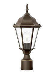 Generation Lighting 82941EN3-12 Bakersville One Light Outdoor Post Lantern, Black Alternate Image.jpg