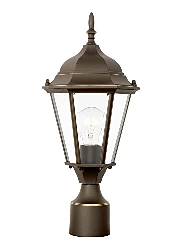 Generation Lighting 82941EN3-71 Bakersville One Light Outdoor Post Lantern, Antique Bronze Alternate Image.jpg