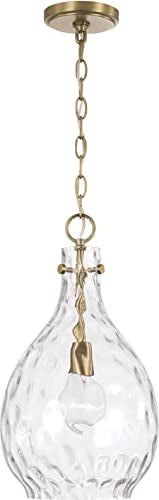 Capital Lighting 349012AD Brentwood One Light Pendant, Aged Brass Alternate Image 3.jpg