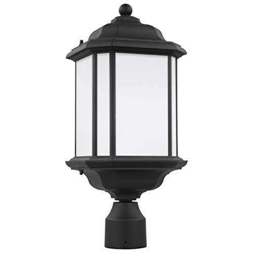 Generation Lighting 82529-12 Kent One Light Outdoor Post Lantern, Black Alternate Image.jpg