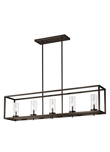 Visual Comfort Studio 6690305-778 Zire Five Light Island Pendant, Brushed Oil Rubbed Bronze Alternate Image.jpg