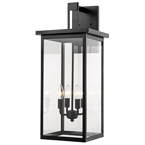 Millennium 2603-PBK Barkeley Four Light Outdoor Wall Sconce, Powder Coated Black Alternate Image 4.jpg