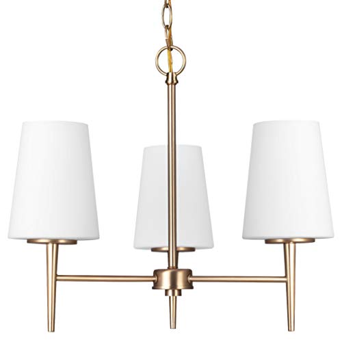Generation Lighting 3140403-848 Driscoll Three Light Chandelier, Satin Brass Alternate Image.jpg