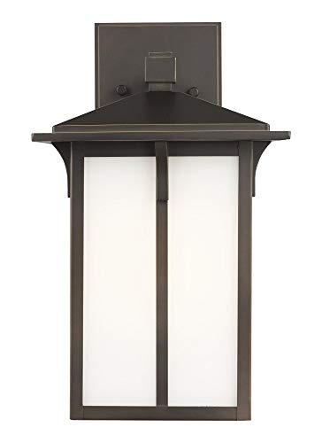 Generation Lighting 8652701EN3-71 Tomek One Light Outdoor Wall Lantern, Antique Bronze Alternate Image.jpg