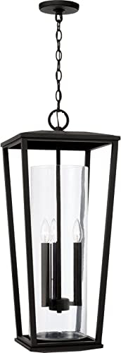 Capital Lighting 948132BK Elliott Three Light Outdoor Hanging Lantern, Black Alternate Image 4.jpg