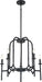 Minka-Lavery 5035-66A Muncie Five Light Chandelier, Coal Alternate Image.jpg