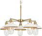 Minka-Lavery 5139-799 Downtown Edison Five Light Chandelier, White And Soft Brass Alternate Image.jpg