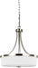 Generation Lighting 6639103EN3-962 Hettinger Three Light Pendant, Brushed Nickel Alternate Image.jpg