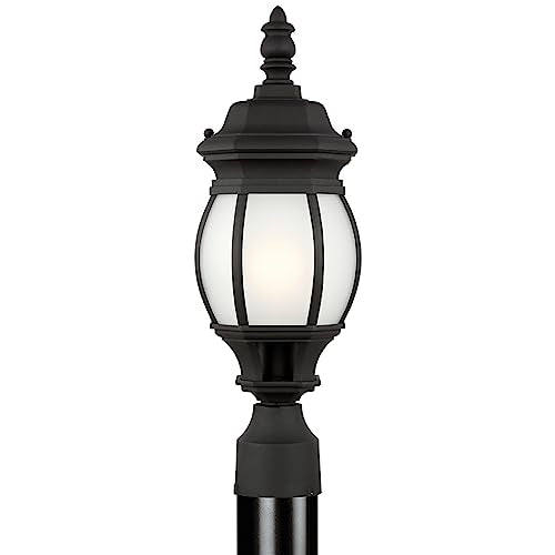 Generation Lighting 89202-12 Wynfield One Light Outdoor Post Lantern, Black Alternate Image.jpg