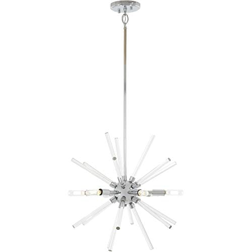 George Kovacs P1791-077 Spiked Six Light Pendant, Chrome Alternate Image.jpg