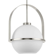 Progress P500359-009 Delayne Collection One-Light Mid-Century Modern Brushed Nickel Etched Opal Glass Pendant Light Alternate Image.jpg
