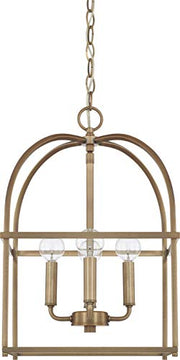 Capital Lighting 527542AD Aubrey Four Light Foyer Pendant, Aged Brass Alternate Image.jpg