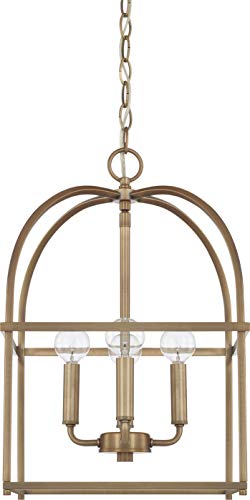 Capital Lighting 527542AD Aubrey Four Light Foyer Pendant, Aged Brass Alternate Image.jpg