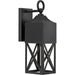 Progress P560316-031 Birkdale Collection One-Light Modern Farmhouse Textured Black  Outdoor Wall Lantern Alternate Image.jpg