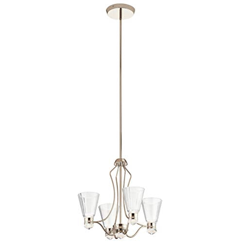 Kichler 44353PNLED Kayva LED Chandelier, Polished Nickel Alternate Image.jpg