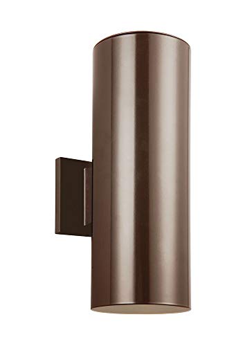 Visual Comfort Studio 8313902EN3-10 Outdoor Cylinders Two Light Outdoor Wall Lantern, Bronze Alternate Image.jpg