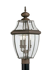 Generation Lighting 8239EN-71 Lancaster Three Light Outdoor Post Lantern, Antique Bronze Alternate Image.jpg