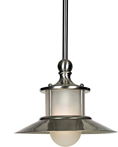 Quoizel NA1510BN New England One Light Mini Pendant, Brushed Nickel Alternate Image 2.jpg