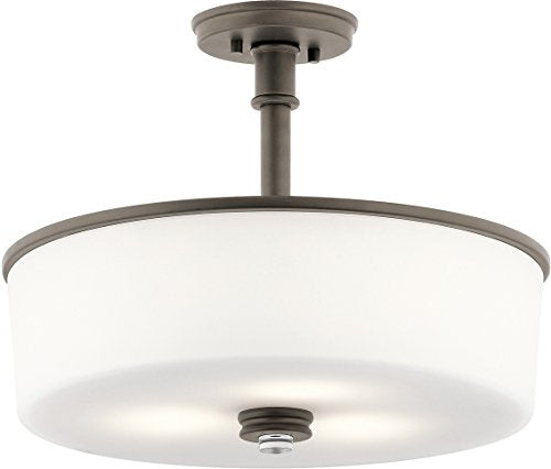 Kichler 43925OZ Joelson Three Light Pendant/Semi Flush Mount, Olde Bronze Alternate Image.jpg