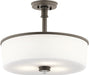 Kichler 43925OZ Joelson Three Light Pendant/Semi Flush Mount, Olde Bronze Alternate Image.jpg